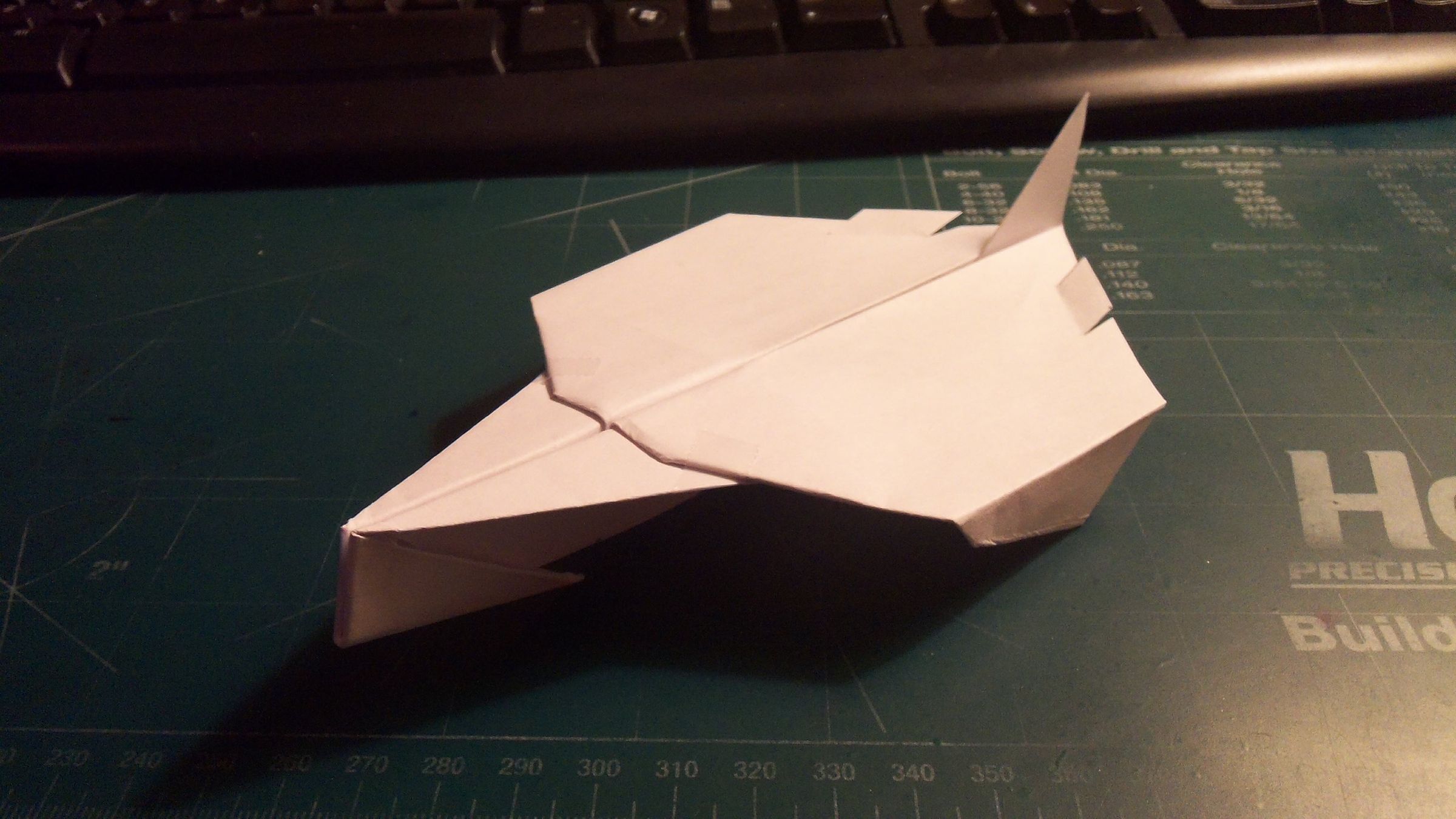 How to Make the StarSabre Paper Airplane