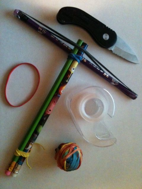 Easy, Powerful, Pencil Crossbow!