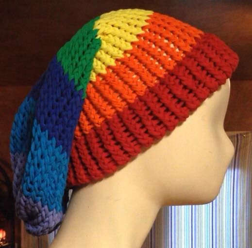 Slouch Beanie Hat Made From Recycled T-Shirts : 14 Steps (with  