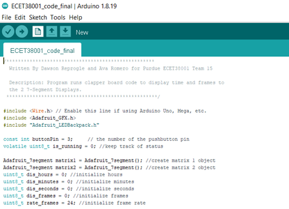 Loading the Code