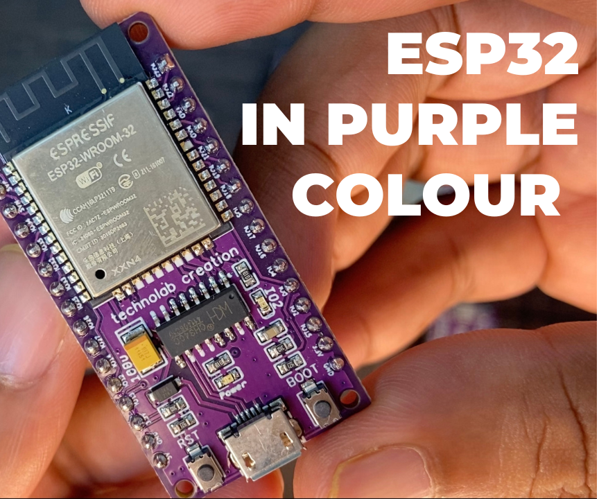 ESP32 in Stunning Purple Color.