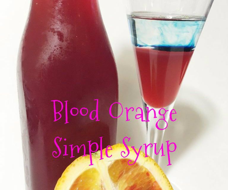 Blood Orange Simple Syrup