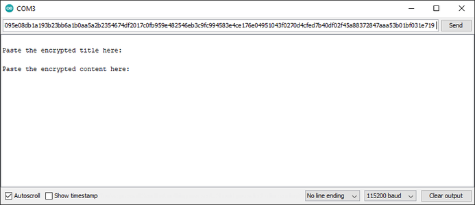 Decrypt a Note From the Cloud