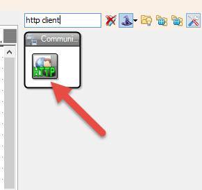 In Visuino Add Components