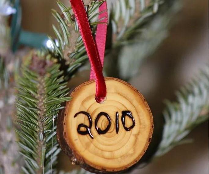 Christmas tree trunk Ornaments