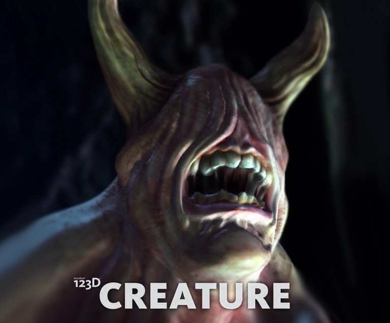 Creating a Guardian Monster in 123D Creature