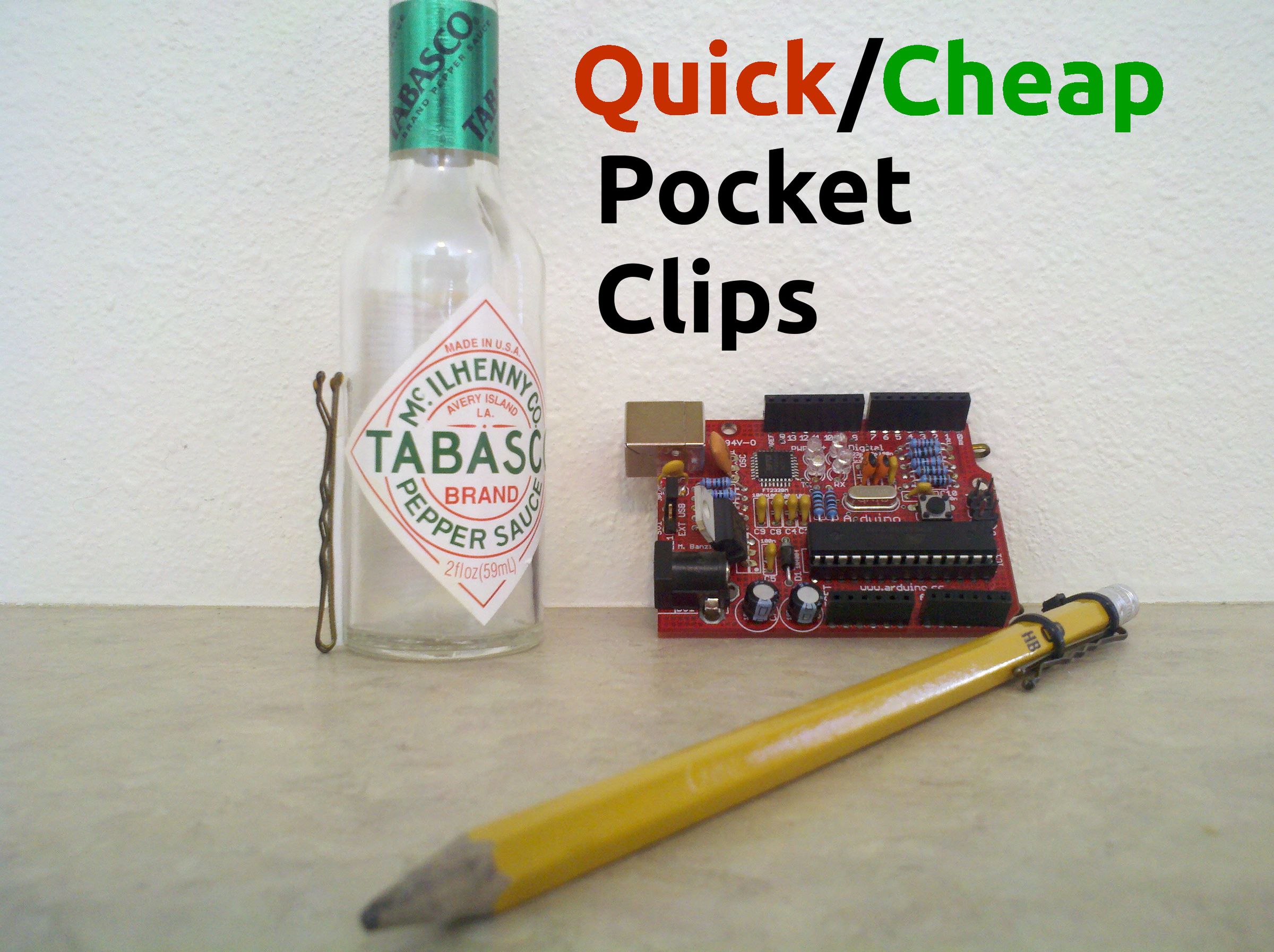 Add a Pocket Clip to Virtually Anything