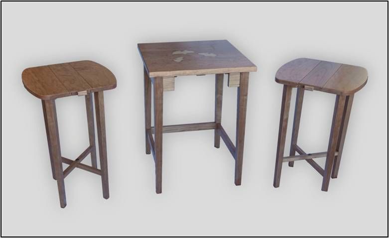 Nesting Table with V-Carve Inlay