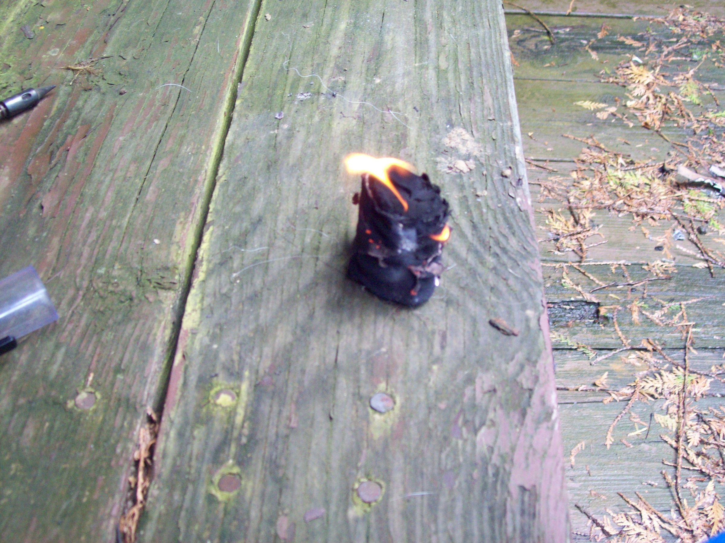 1 Minute Duct Tape Fire Starter 6 Steps Instructables