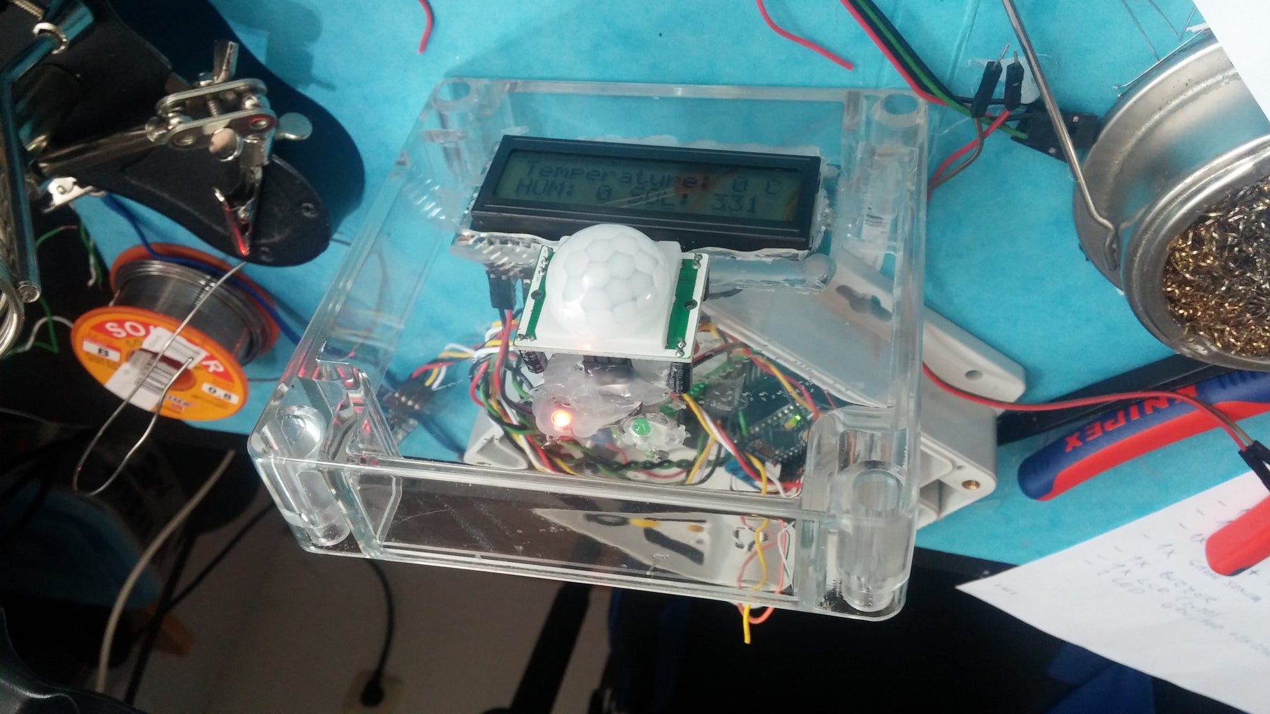 SilverLight Arduino Based Environmental Monitor for Server Rooms 3 Circuit Diagram
