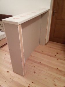 Cover Construction With Plasterboard