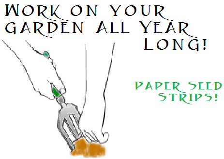 Garden All Year Long With Recycled Paper Seed Strips!