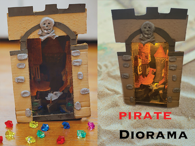 DIY Pirate Cove Diorama