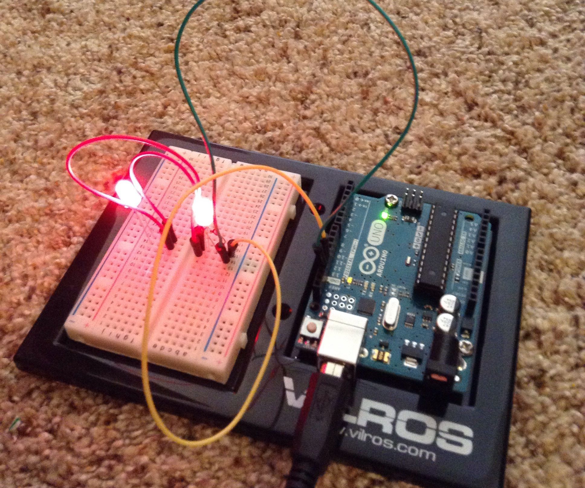 How to Make Two Blinking LED Eyes With Your Arduino Uno 