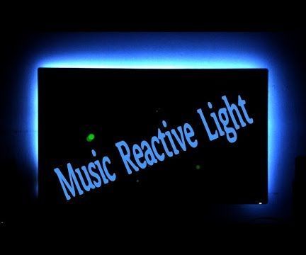 Music Reactive Light||How to Make Super Simple Music Reactive Light for Making Desktop Awsome.