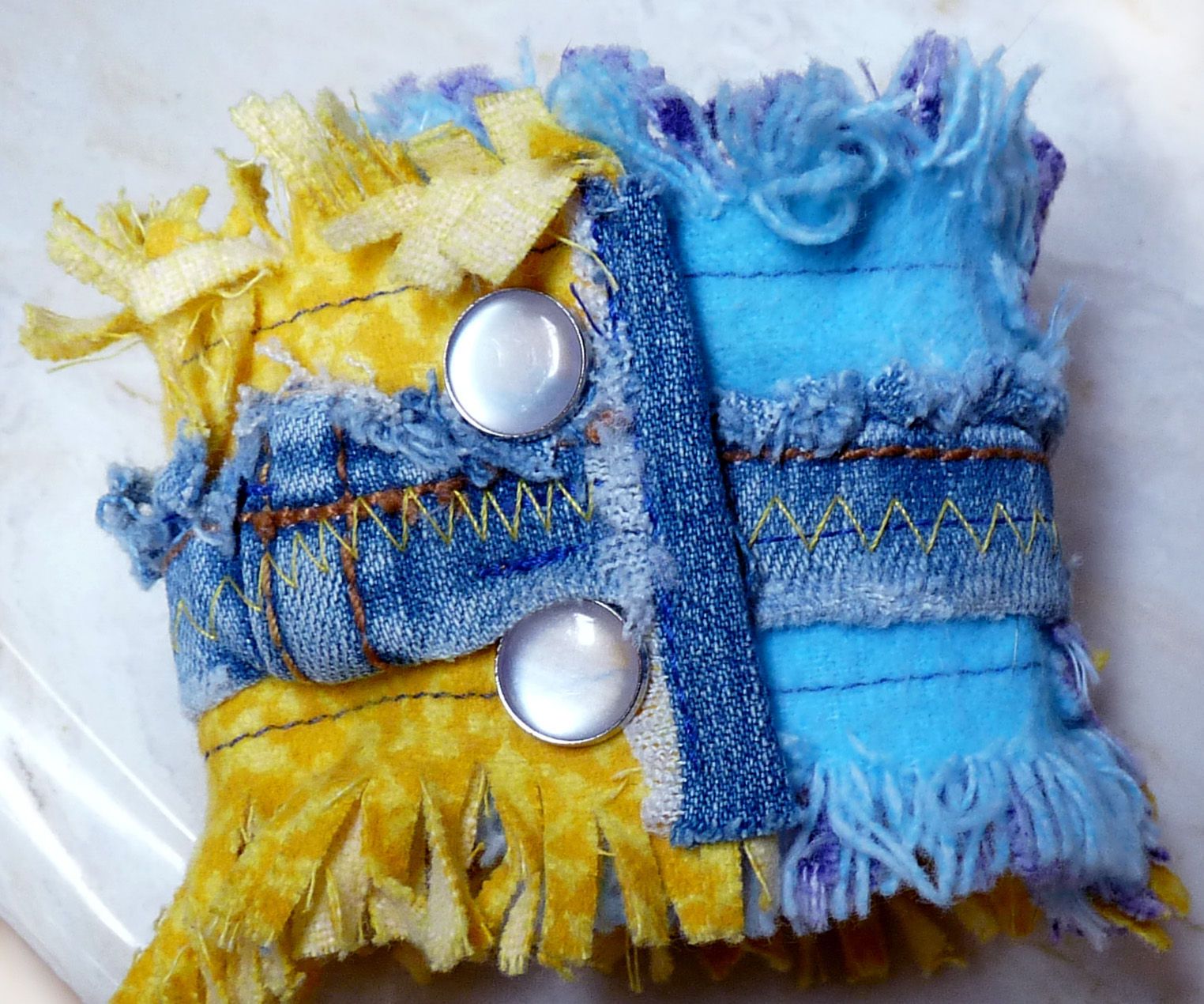 Upcycle Fabric Cuff