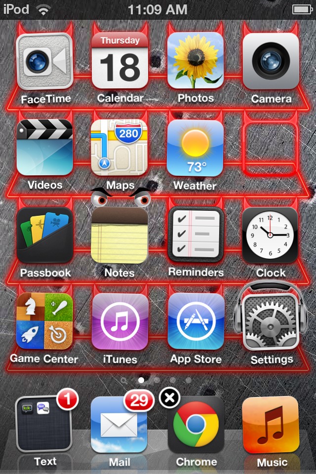 How To Glitch An App On The Home Screen