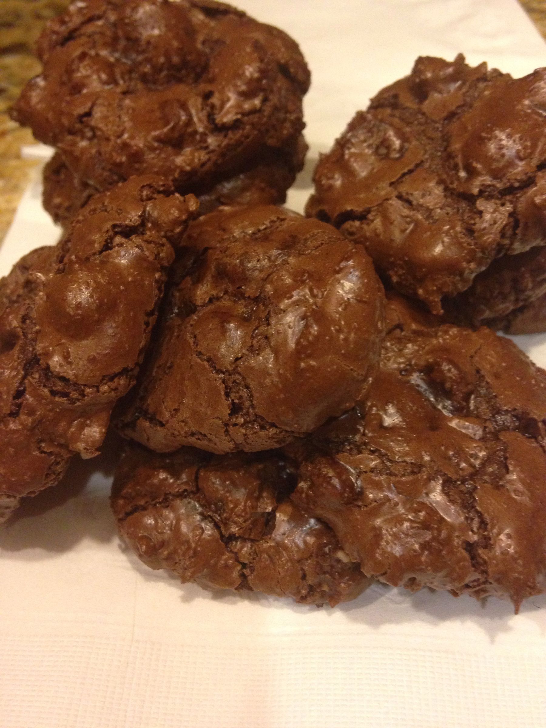 Double Chocolate Fudge Crinkle Cookies! 4 Steps Instructables