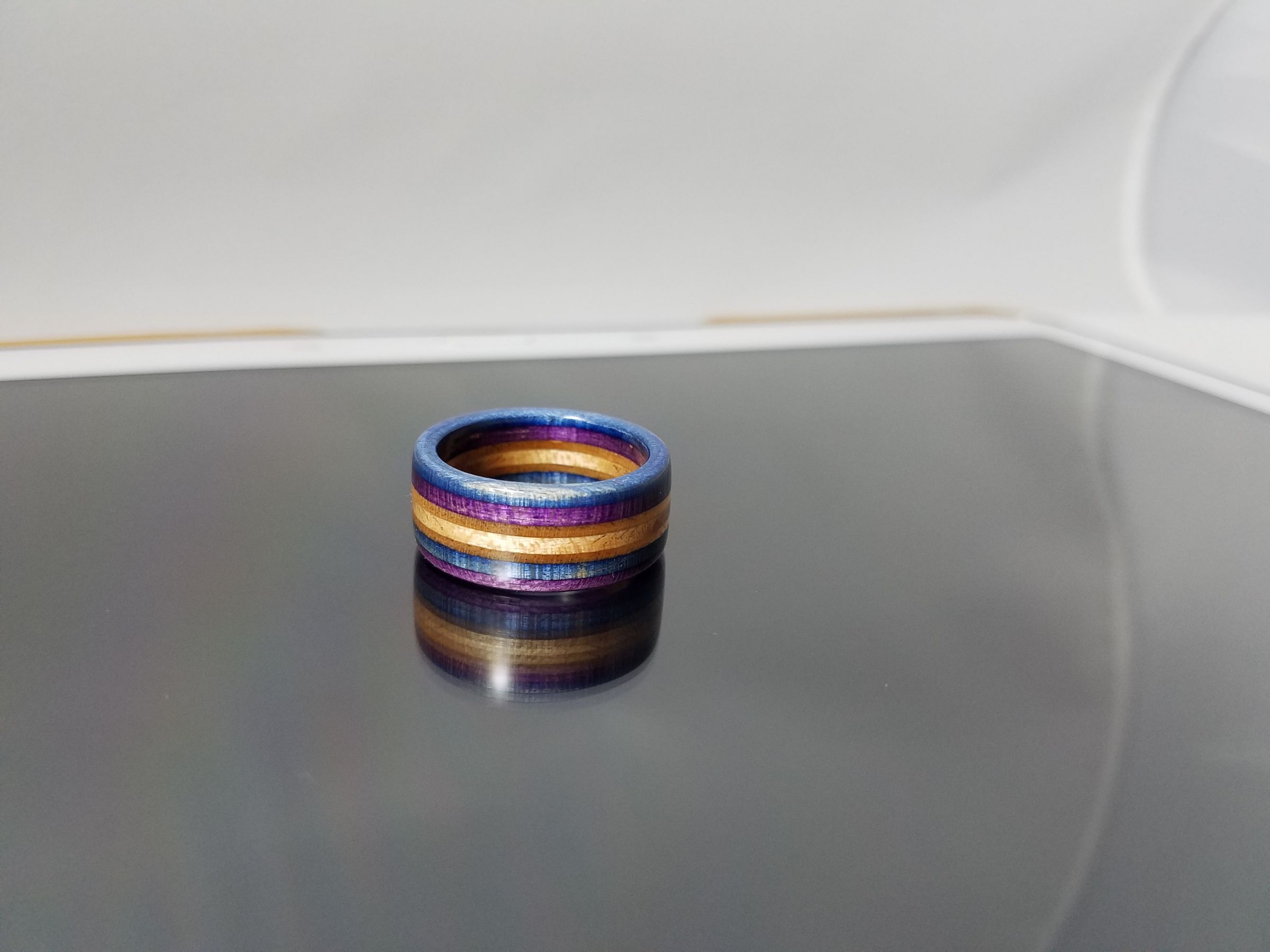 How to Make a Recycled Wooden Skateboard Ring With Simple Tools 10 Steps (with Pictures
