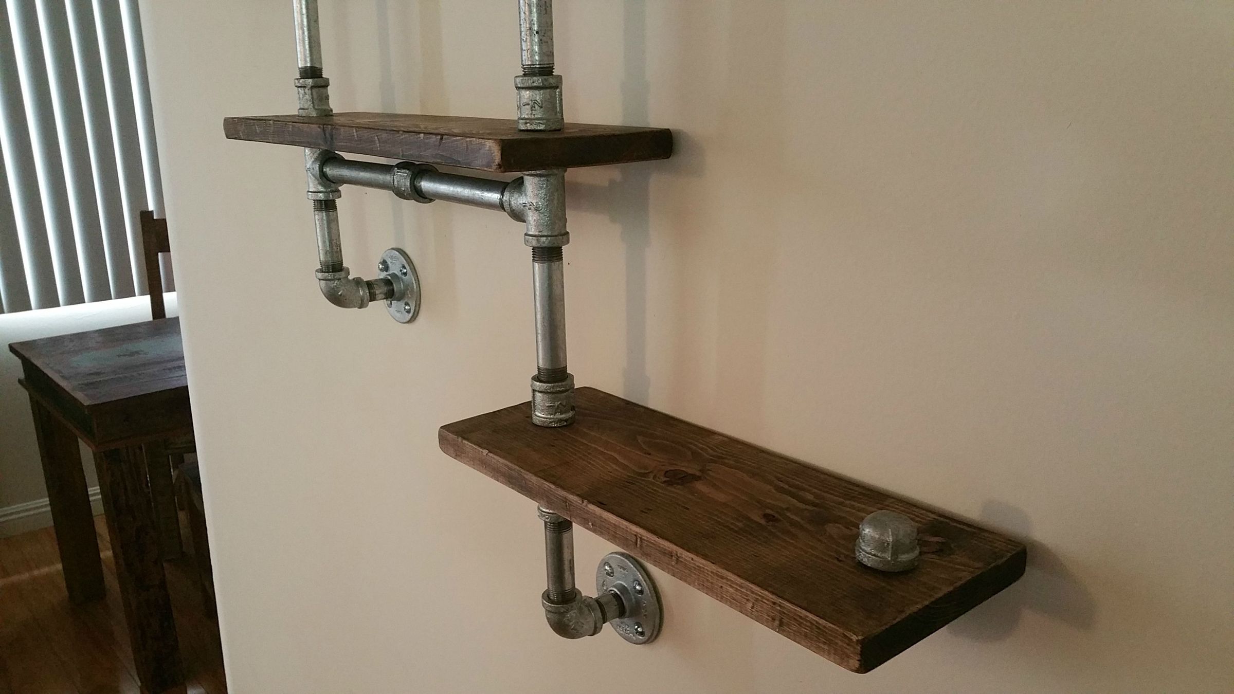 Making Your Own Custom Industrial Pipe Shelf Unit 9 Steps (with