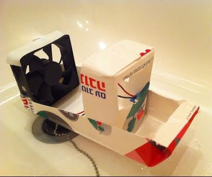 DIY Fan Powered Boat