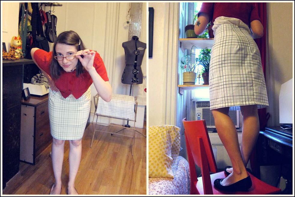 Pillowcase Pencil Skirt Tutorial