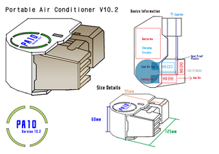 Peltier portable air deals conditioner