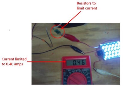 Determine Current Draw and Resistor