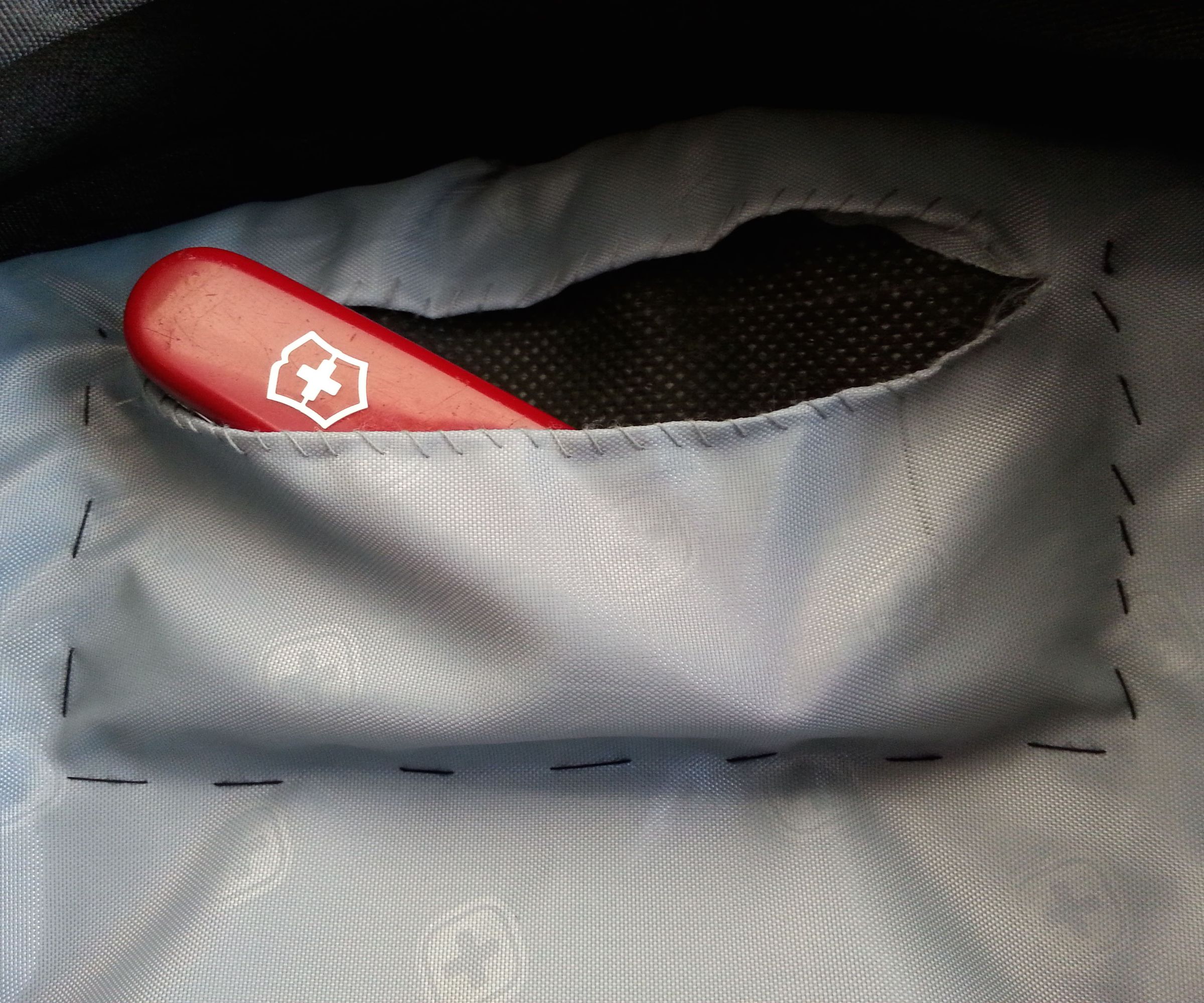 Secret Pouch for Pen Knife