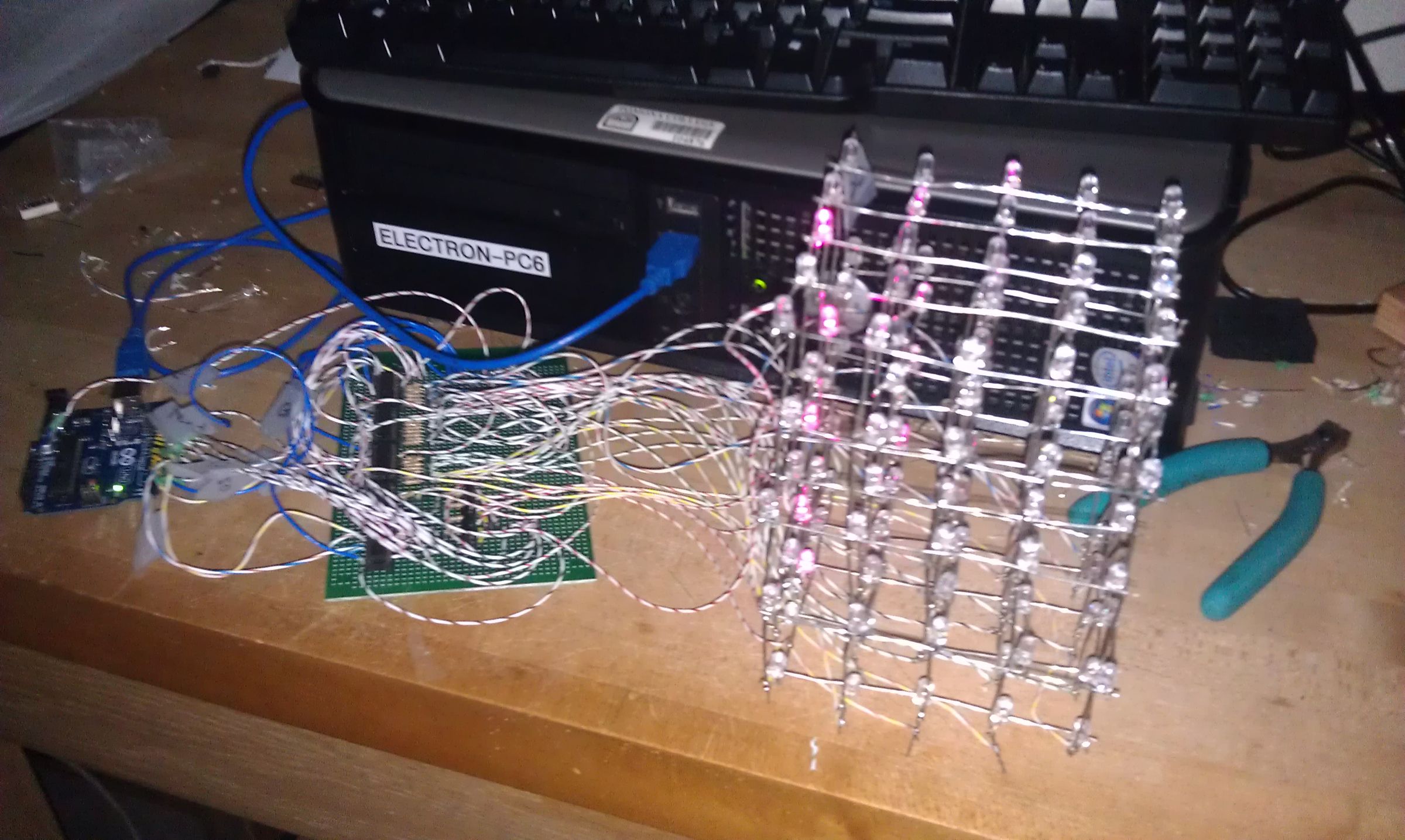 5x5 LED Cube (Arduino Uno)