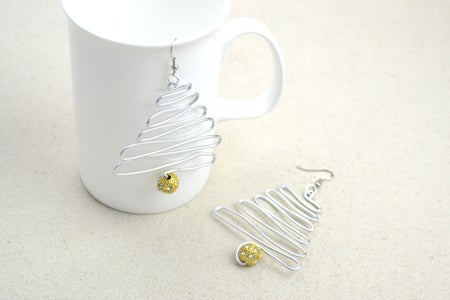 Handmade Earrings Designs-make a Pair of Jewelry Making Earrings With Tree-figure