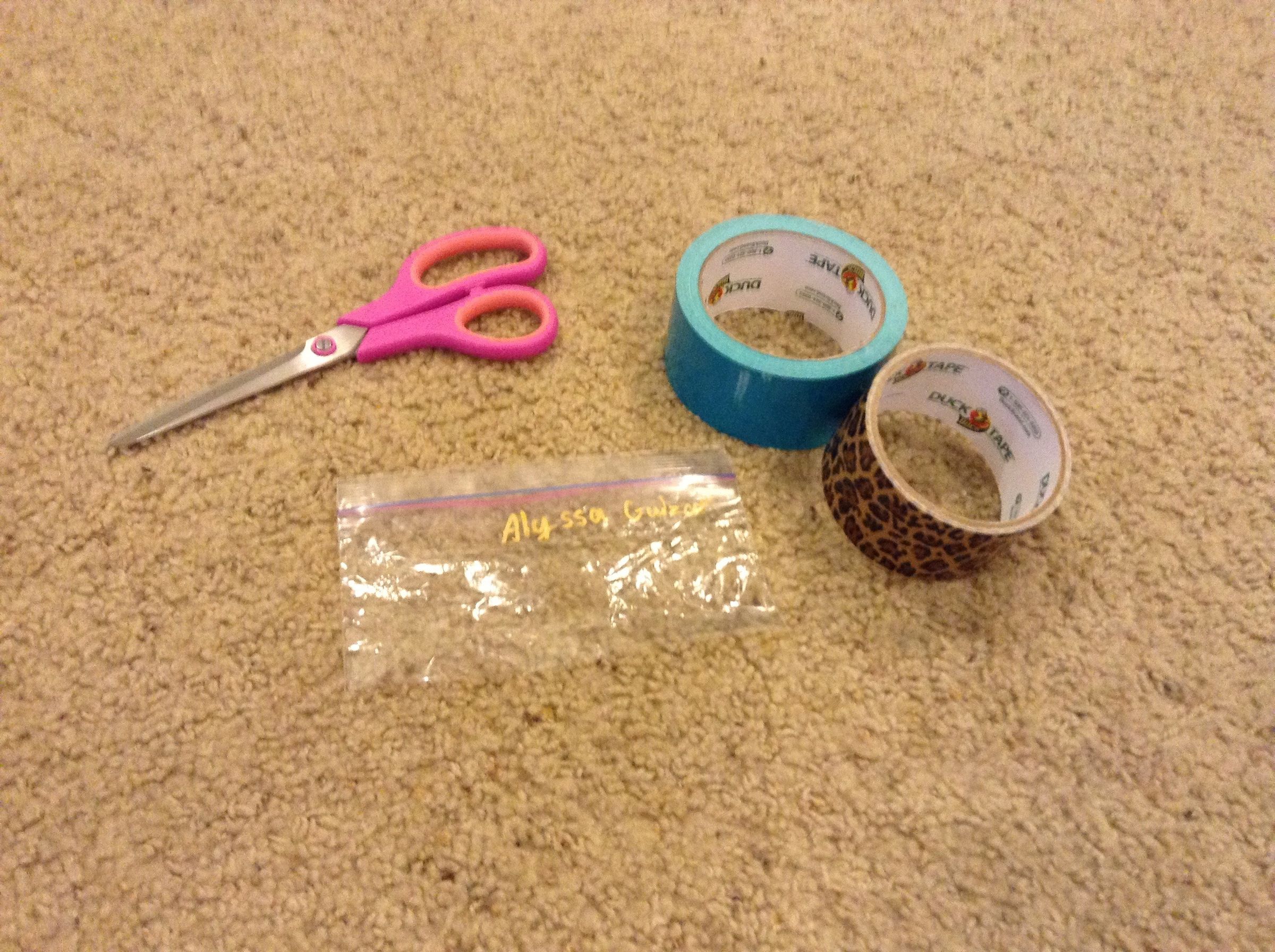 Duct Tape Ziplock Bag Purse 3 Steps Instructables