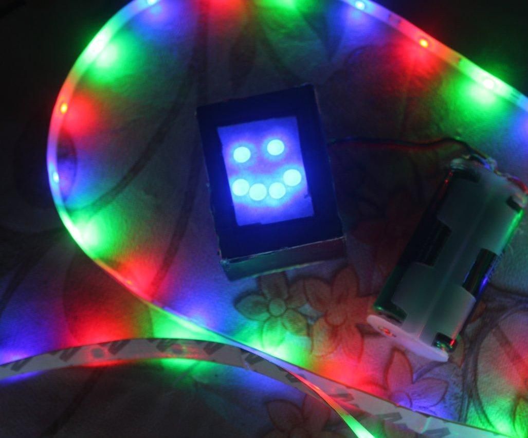 A Pocket LED Badge With Custom Shapes and Design.