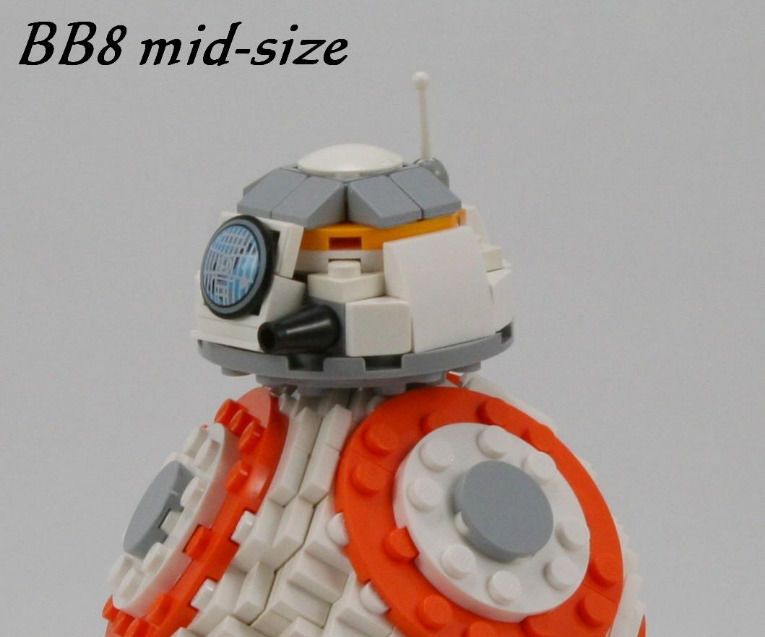 Mid-size BB8 With 257 Lego Parts