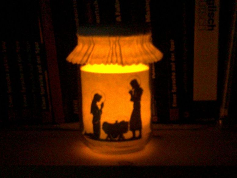 Christmas Light in a Jar