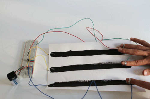 Making an RGB LED Colour Slider Using Bare Paint