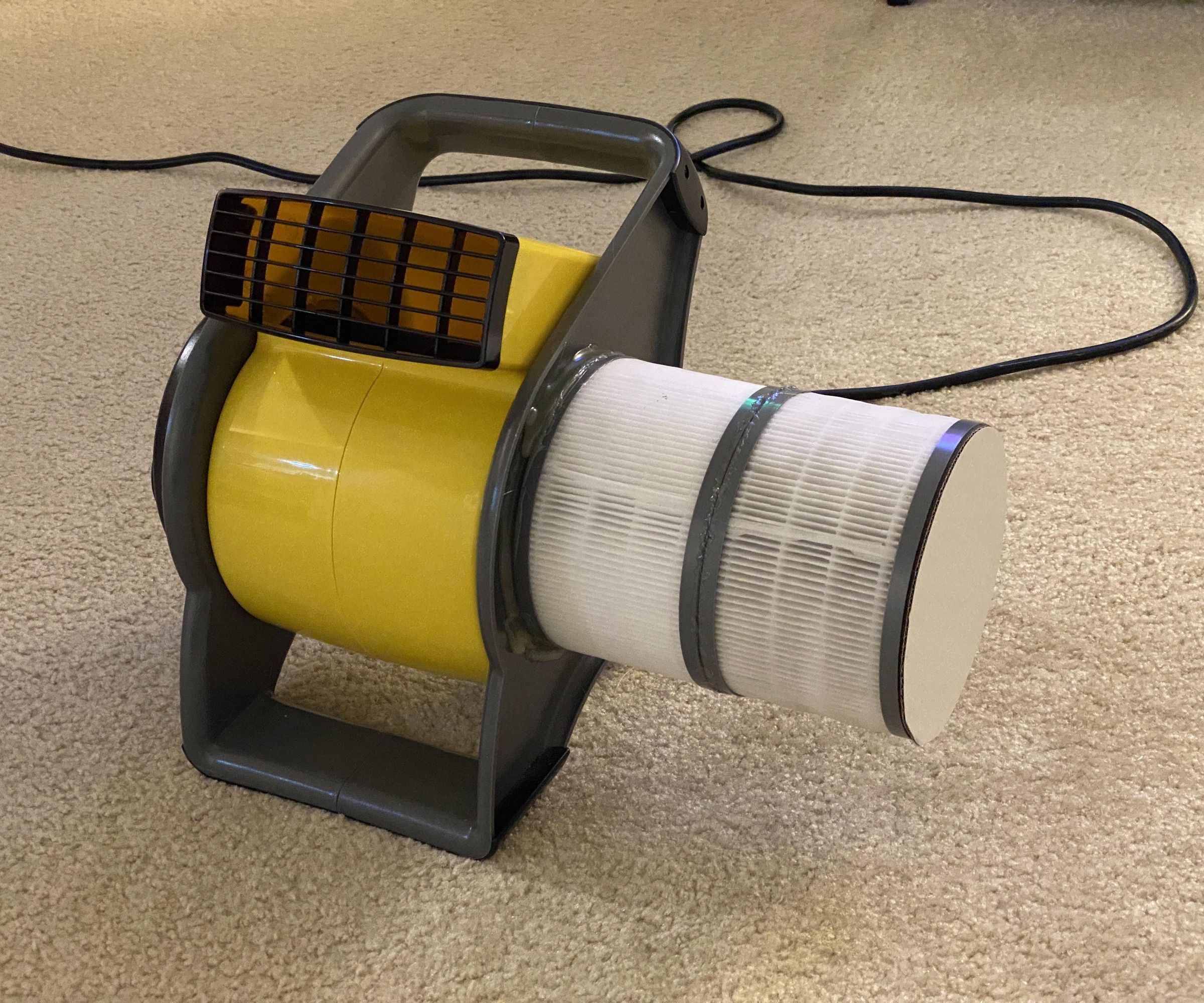 High-throughput HEPA Air Purifier