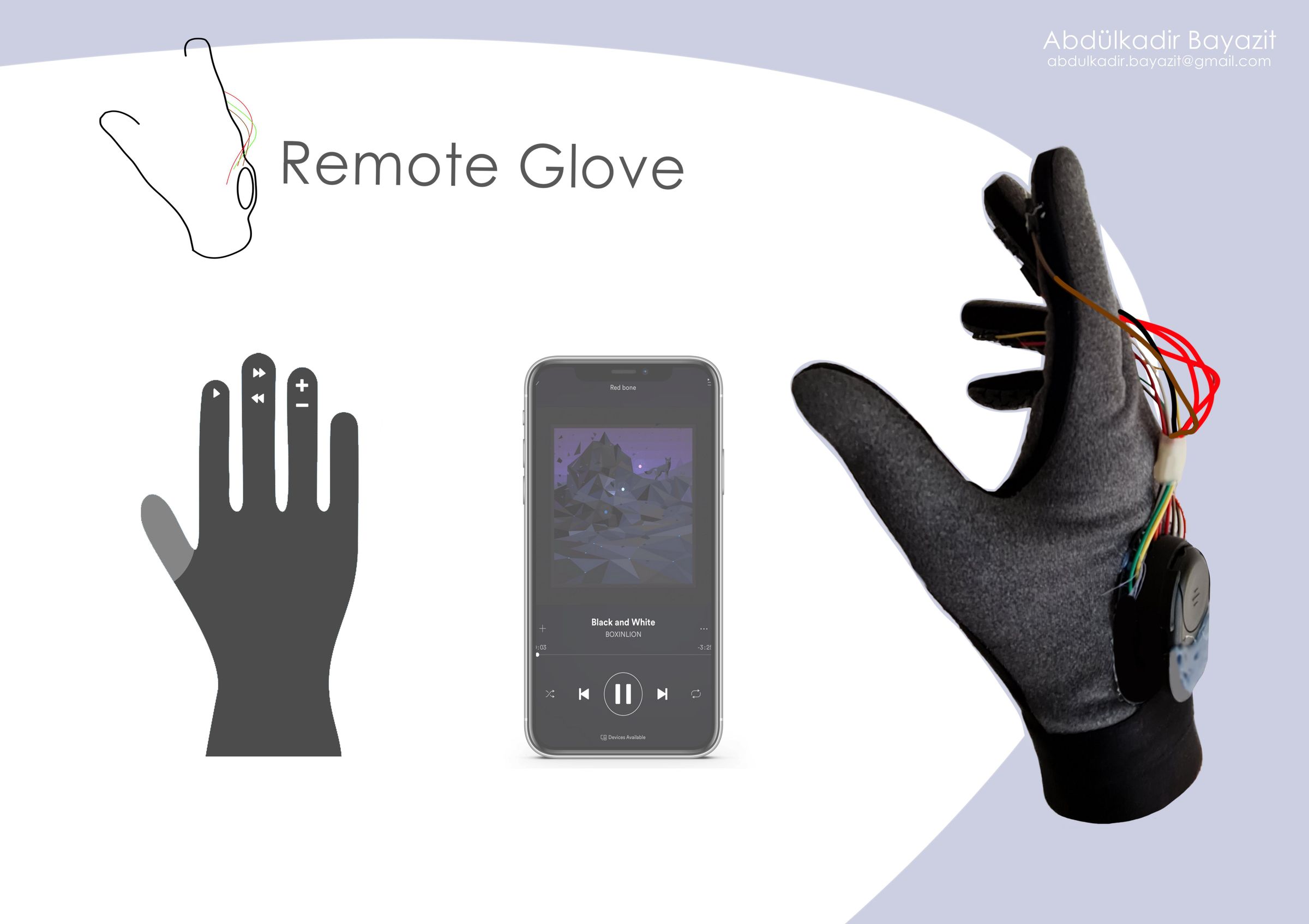 Remote Glove 5 Steps Instructables
