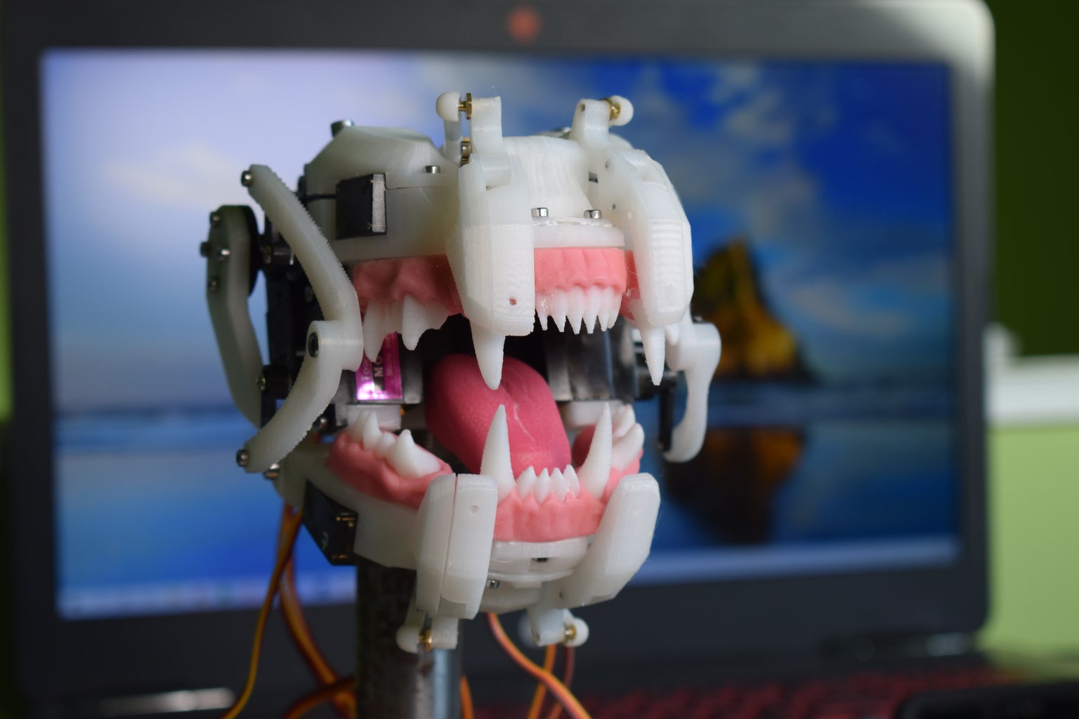 Simple Animatronic Mouth Using 3D Printing, Arduino and Python : 4 ...