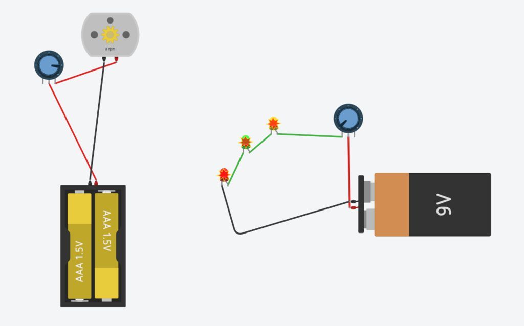 Design of a Circuit in Tinkercad Circuits