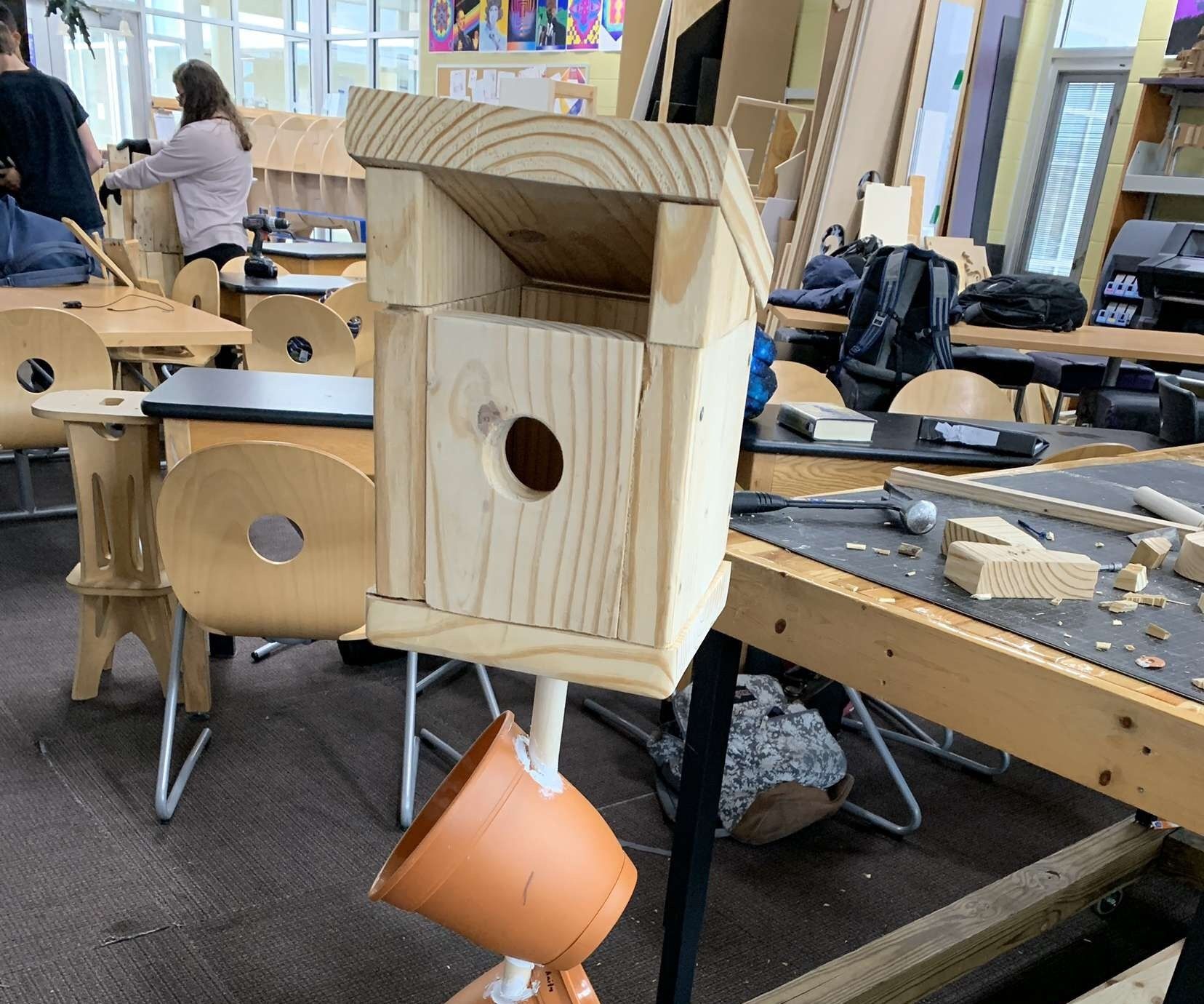 Vertical Garden ! Bird House Feeder !