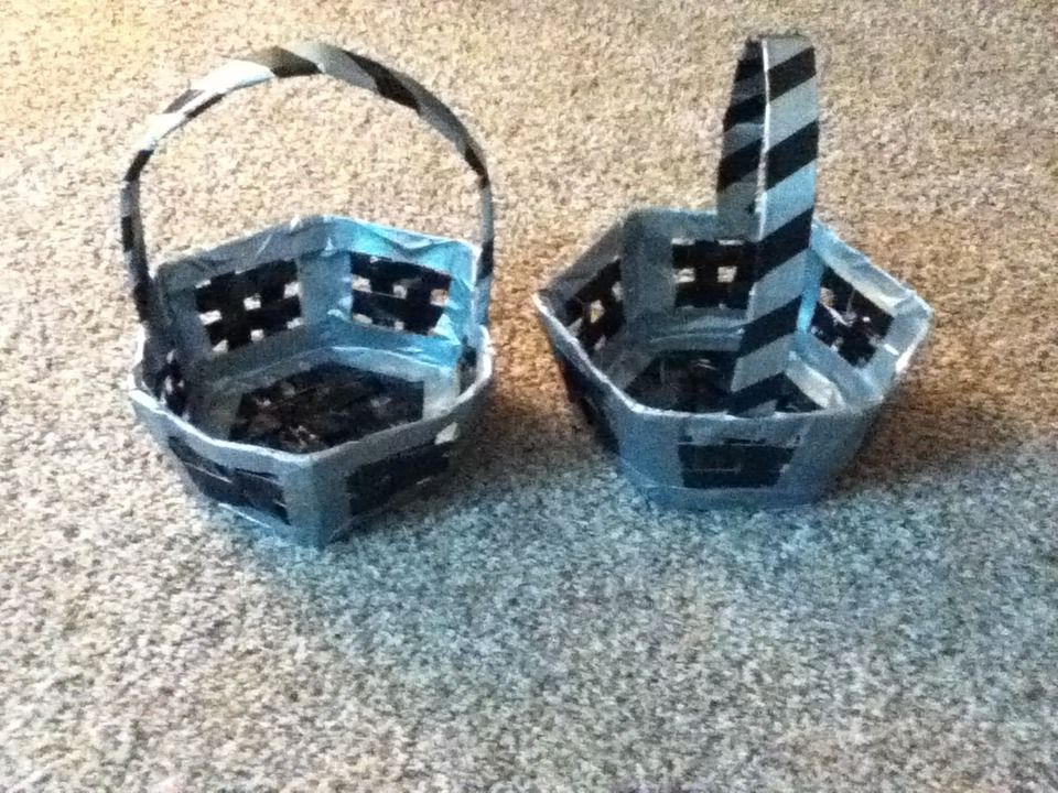 Duct Tape Easter Basket