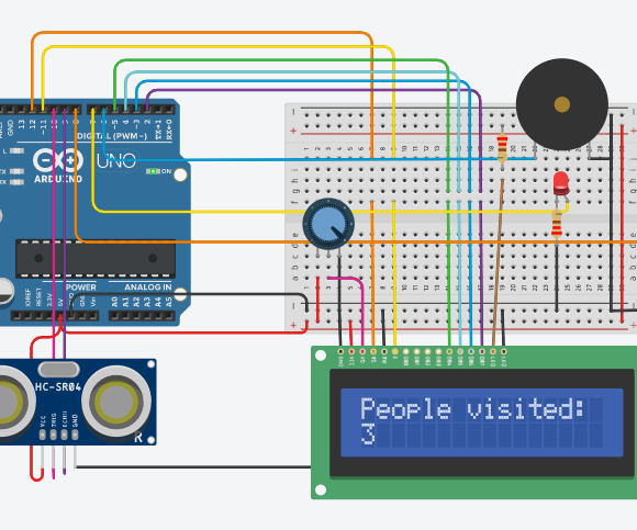 Automatic Room Light and Fan Controller With Bidirectional Visitor Counter