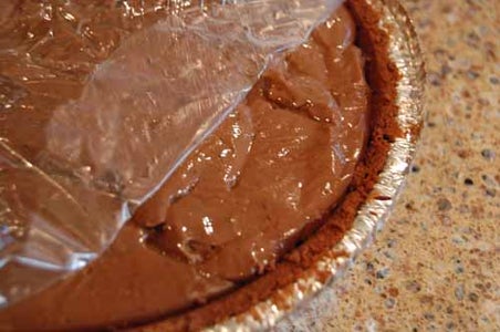 Add Whipped Cream and Decorate Pie