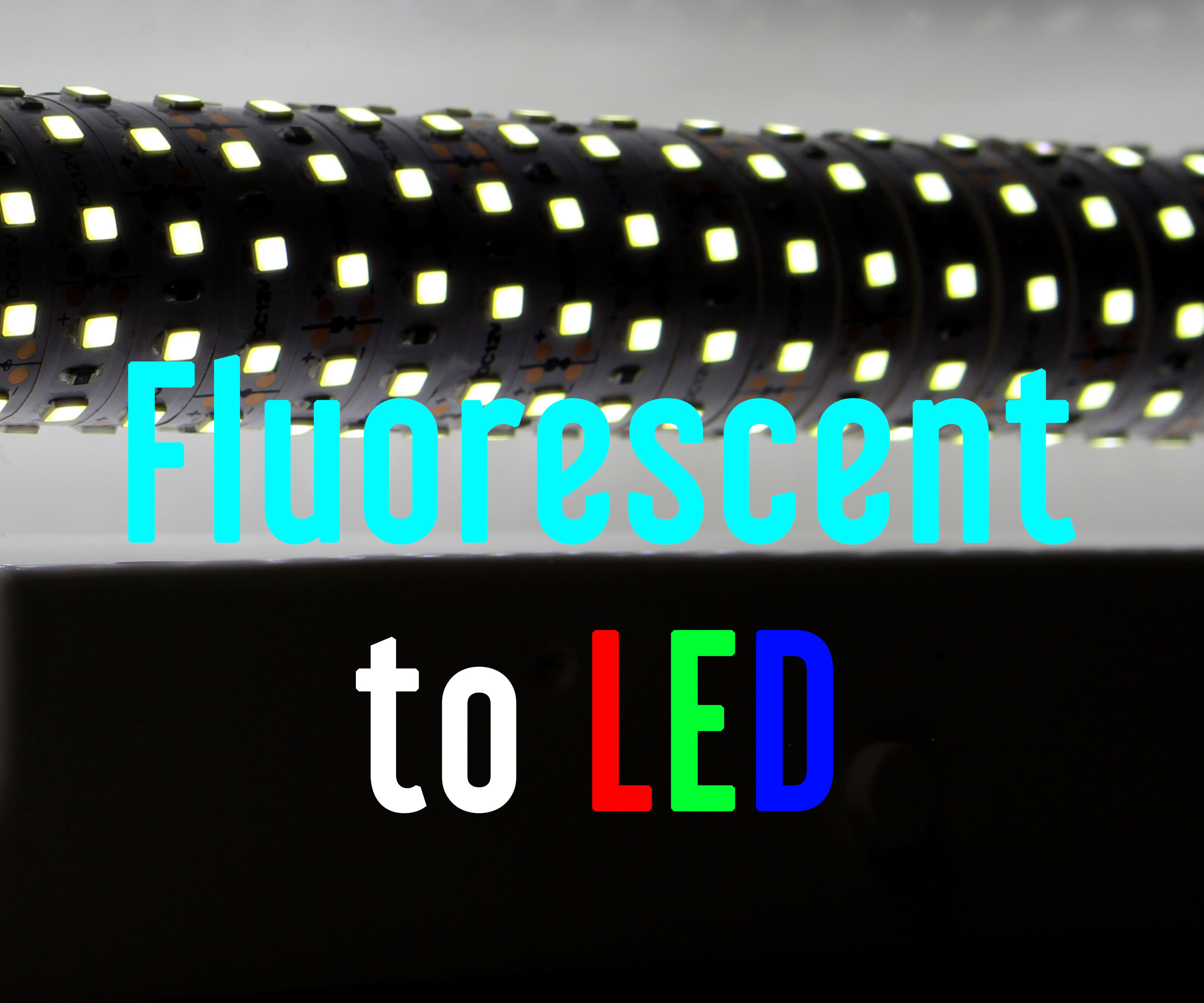 Convert Fluorescent Light Fixture to LED (Aquarium)