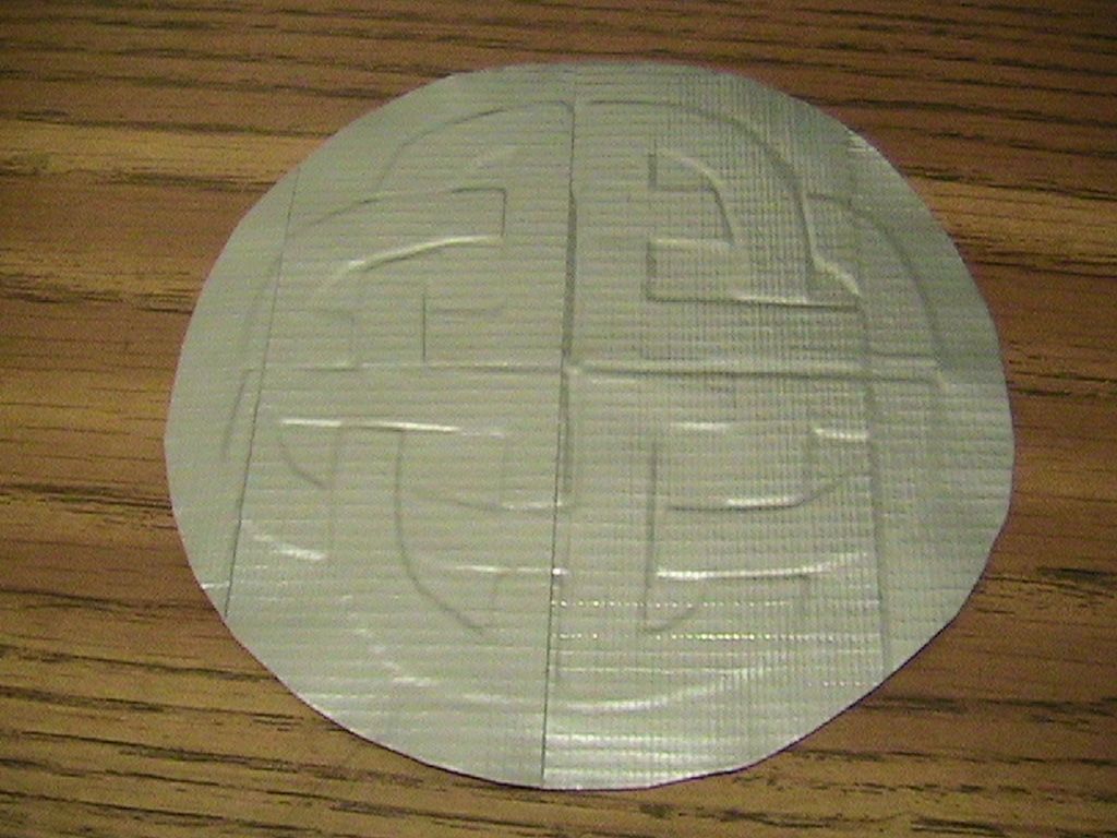Embossing Designs Into Duct Tape