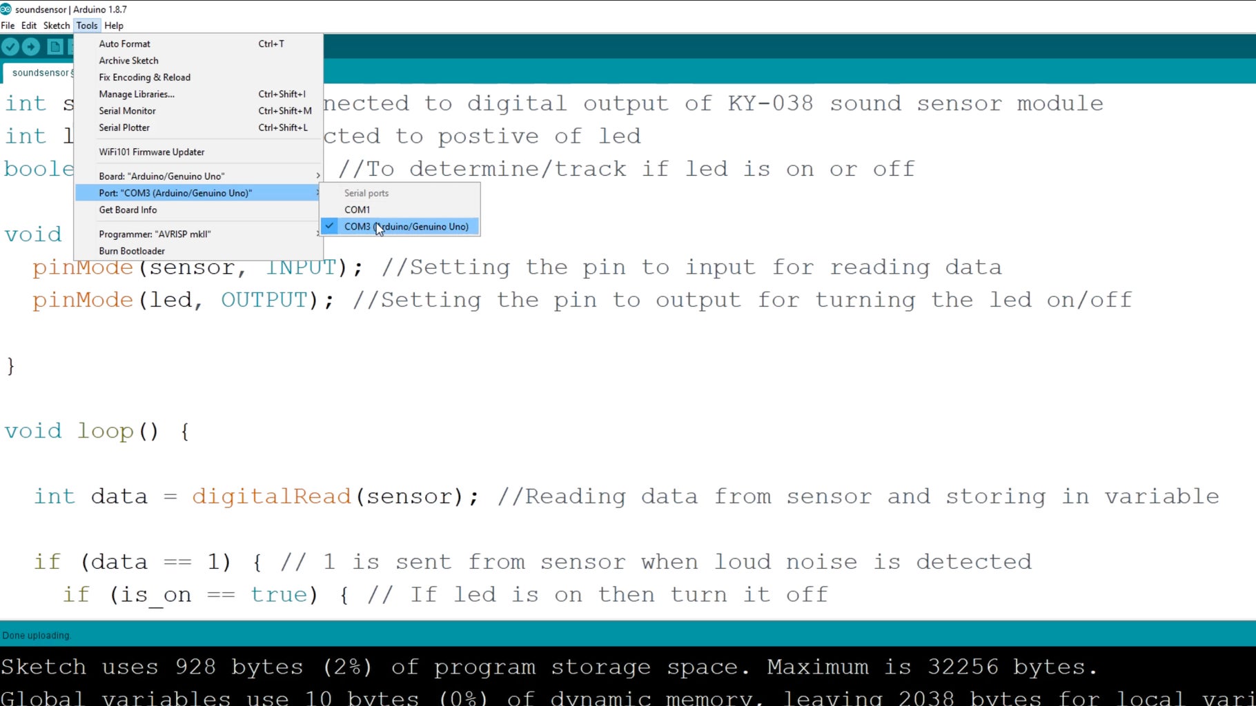 How to Use a Sound Sensor With Arduino : 5 Steps - Instructables