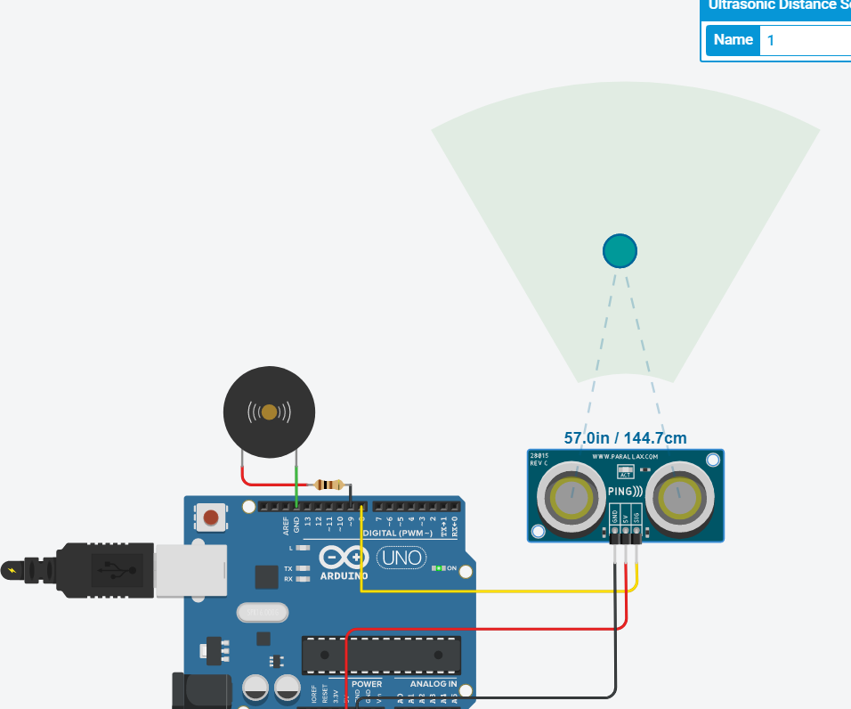 Ultrasonic Sensor Buzzer for Blind