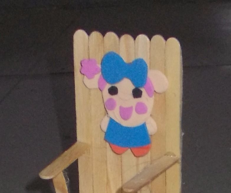 Miss La Sen Wooden Stick Craft Chair