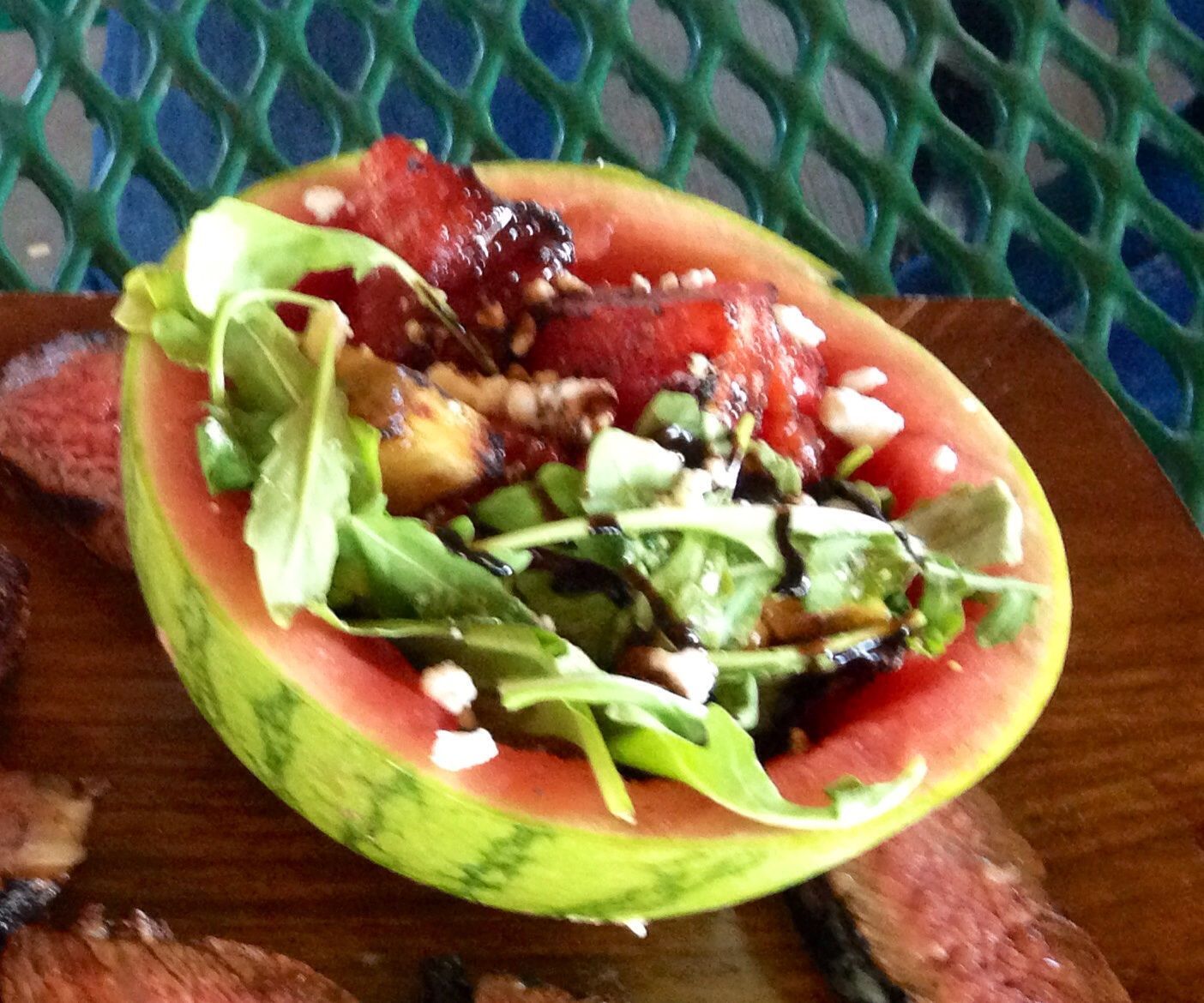 Grilled Watermelon Salad With Chervil 